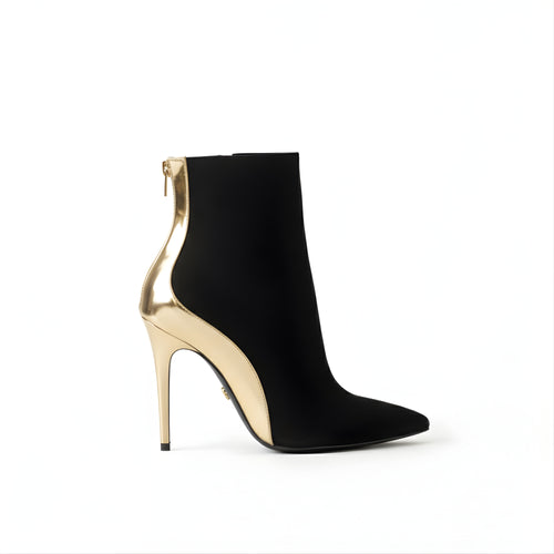 Botines Hayes Negro y Dorado para Mujer en Madrid 